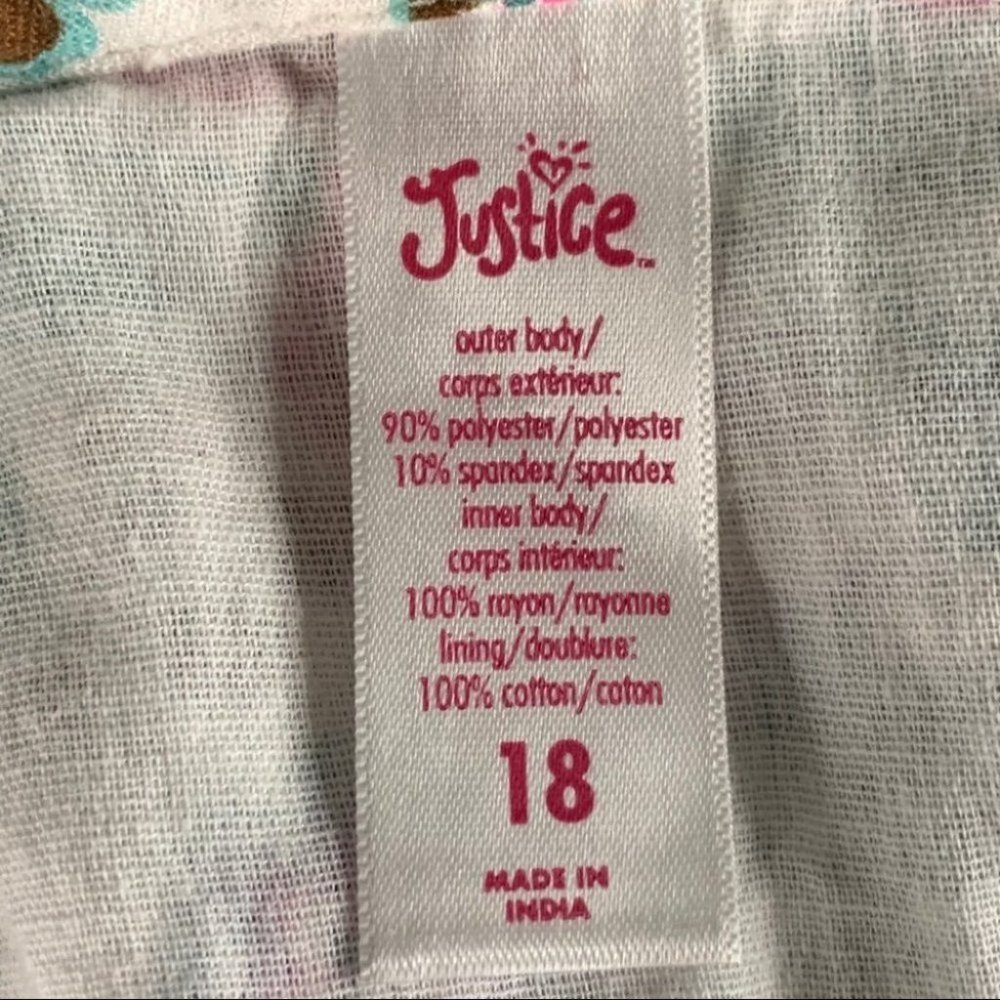 Justice Girls Boho Romper - Picture 8 of 9
